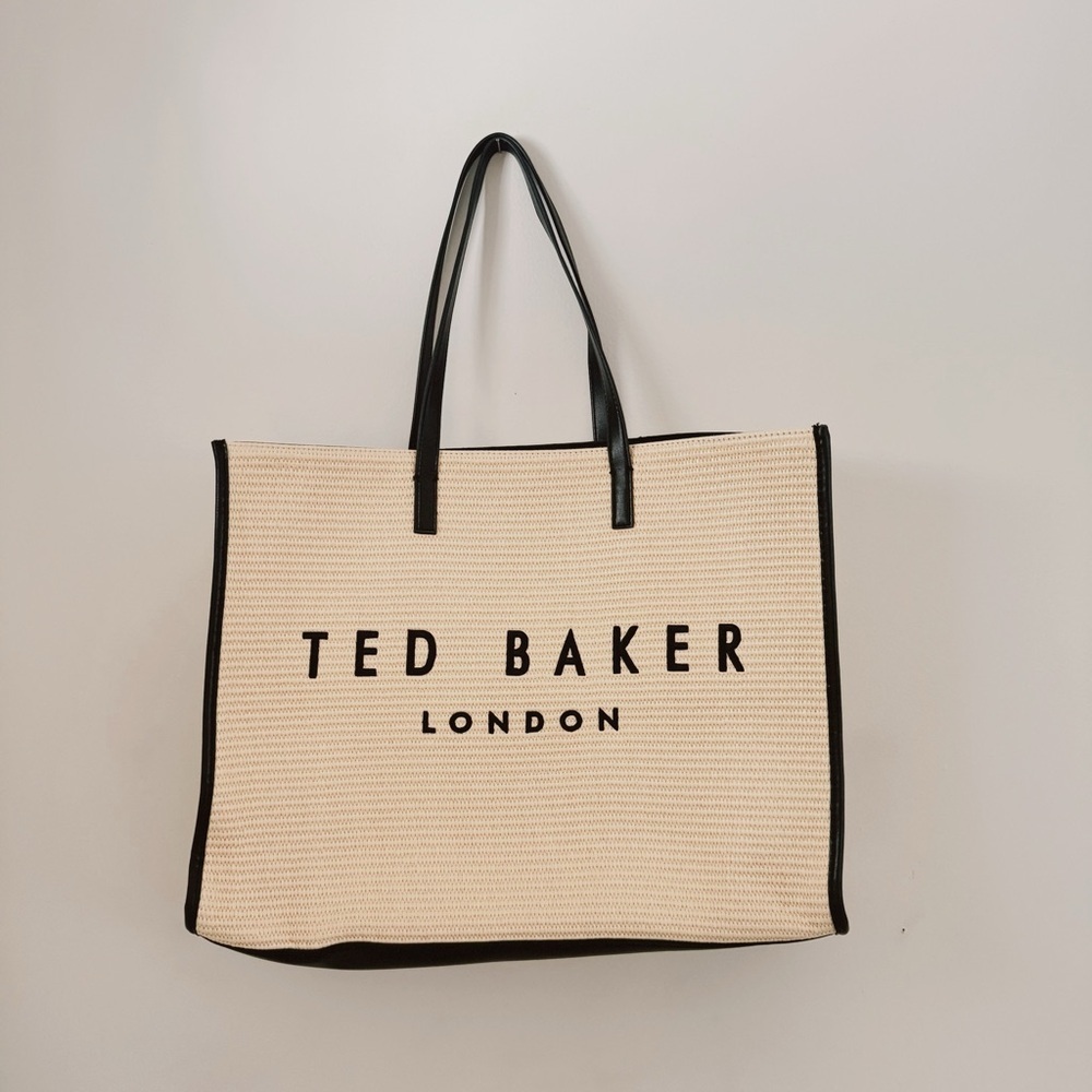 Ted Baker London Icon Logo Woven Tote Bag Large